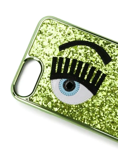 Shop Chiara Ferragni Flirting Iphone 7 Case - Green