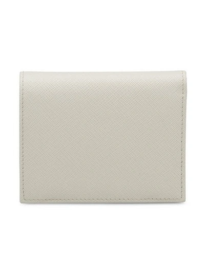 Shop Prada Small Logo-plaque Wallet In White