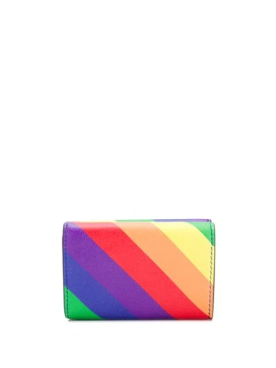 Shop Balenciaga Ville Mini Wallet In 3780 Multicolor