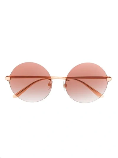 Shop Dolce & Gabbana Eyewear Round Gradient Sunglasses - Pink