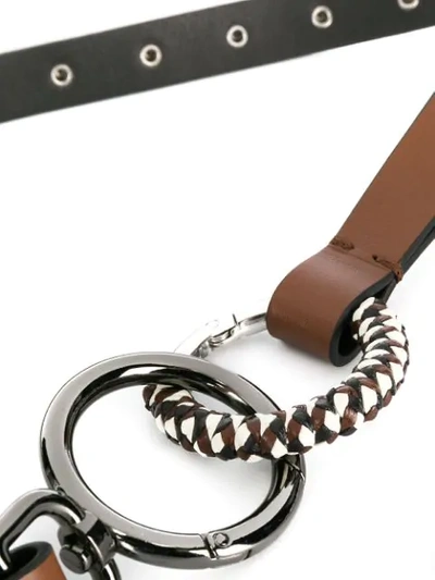Shop Dorothee Schumacher Ring Clip Belt In Brown