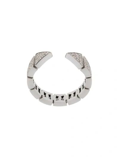 Shop Anapsara Thin Ring In Metallic