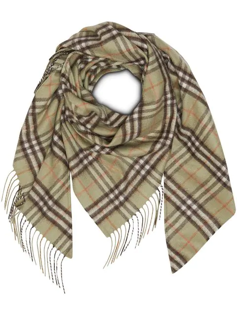 the burberry bandana in vintage check cashmere