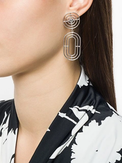 Shop Charlotte Valkeniers 'coil' Ohrringe In Silver