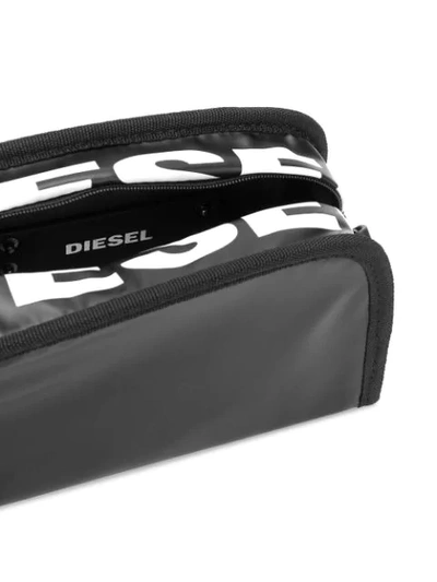 Shop Diesel Mirr-her Makeup Bag In Black