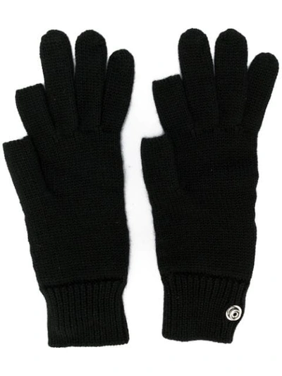 Shop Rick Owens Cashmere Gloves - Schwarz In Black