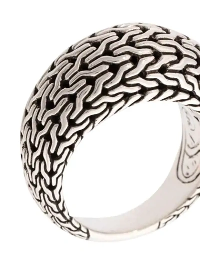 Shop John Hardy Classic Chain Dome Ring In Silver