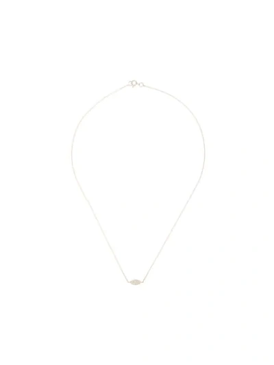 Shop Natalie Marie Willow Necklace In Silver