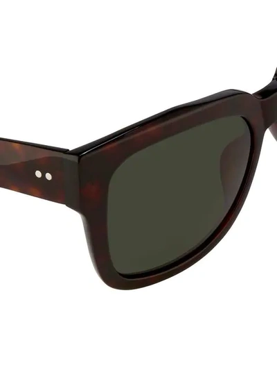 Shop Linda Farrow Dries Van Noten D-frame Sunglasses In Brown