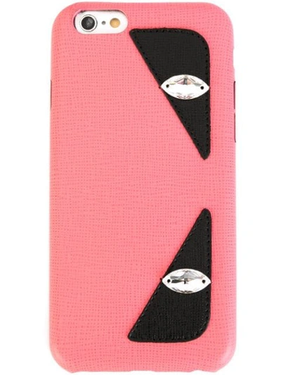 FENDI BAG BUGS IPHONE 6手机壳 - 粉色