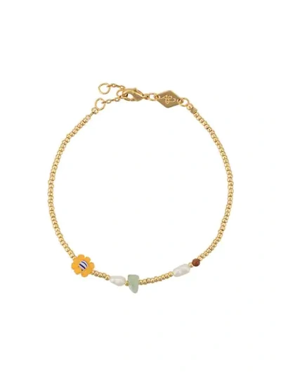 Shop Anni Lu 'hanalei' Bracelet In Gold