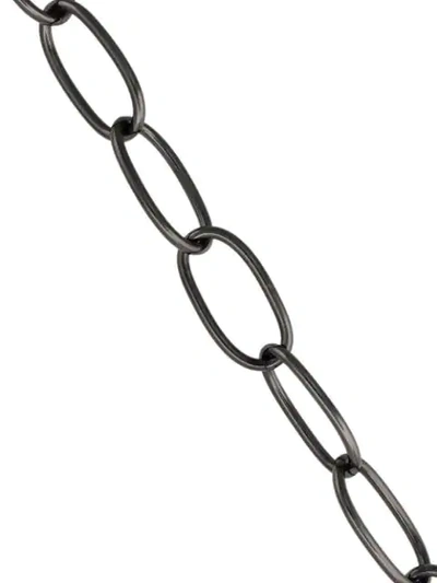 Shop Federica Tosi Oversized Chain Necklace In Silver