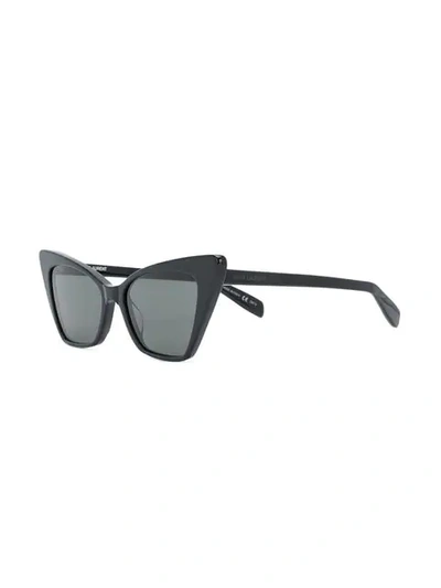 SAINT LAURENT EYEWEAR CAT EYE SUNGLASSES - 黑色