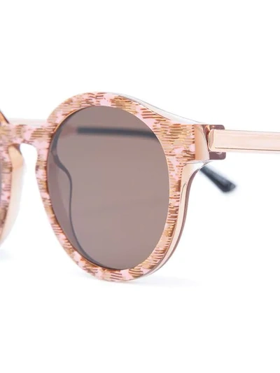 Shop Thierry Lasry Silenty Round Frame Sunglasses In Pink