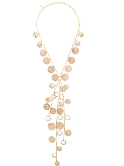 Shop Dannijo Gaia Necklace In Gold