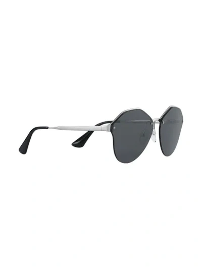 Shop Prada Cinéma Sunglasses In Black