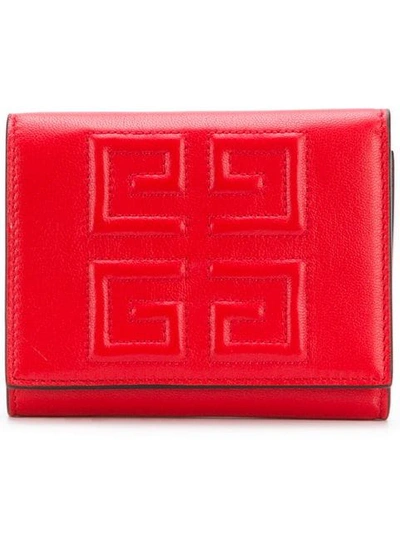 Shop Givenchy Portemonnaie Mit Prägung In Red