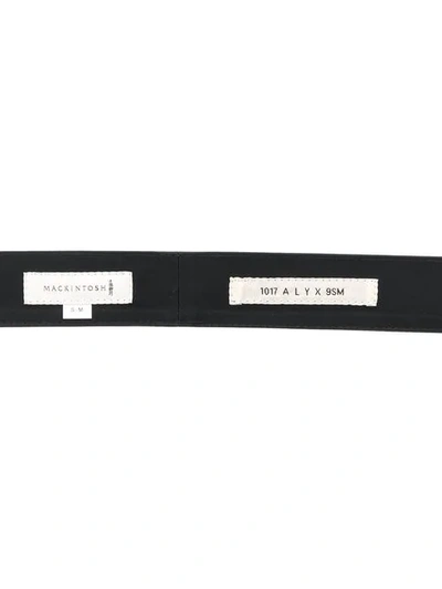 Shop Alyx Buckled Layered Belt In Black