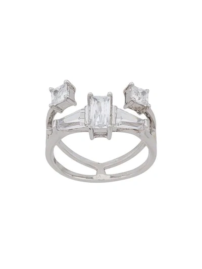 Shop V Jewellery Marnie Ring In Silver