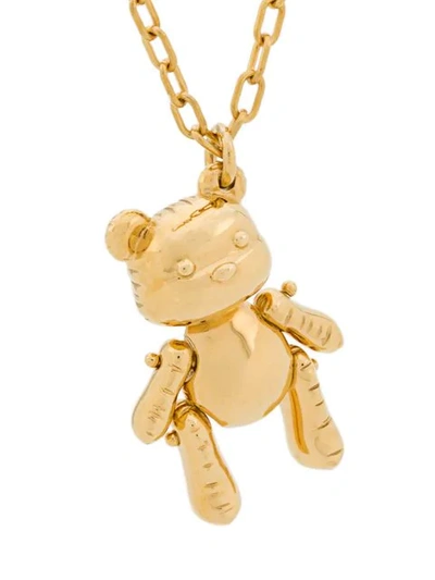 Shop Ambush Inflated Teddy Bear Necklace In Gold