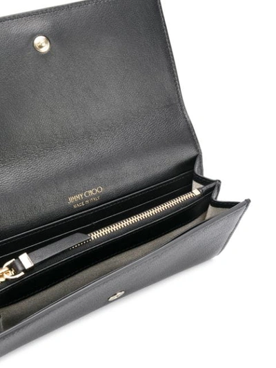 Shop Jimmy Choo Martina Wallet In Black