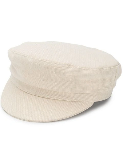 Shop Isabel Marant Evie Cap In 23ec - Ecru