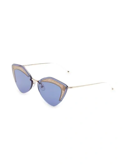Shop Fendi Glass Sunglasses In Gold