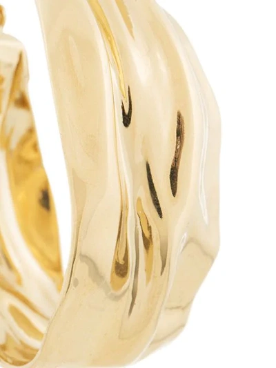 Shop Annelise Michelson Clip-on Hoop Earrings In Gold