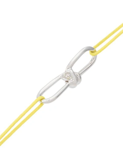 Shop Annelise Michelson Extra Small Wire Cord Bracelet - Yellow