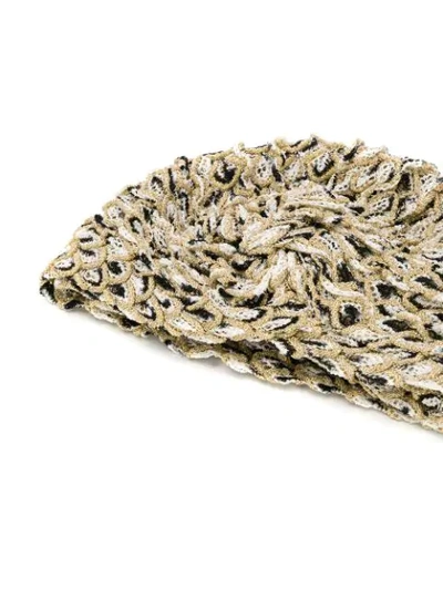 Shop Missoni Mare Lace Decorated Hat - Gold