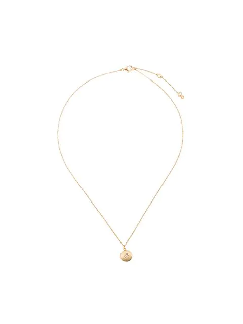 Astley Clarke Biography Locket Necklace In 18k Gold-plated Sterling