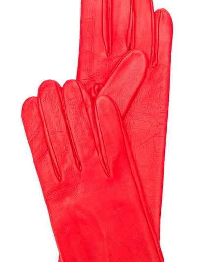 Shop N°21 Long Gloves In Red