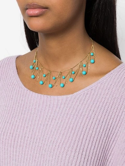 Shop Aurelie Bidermann Ana Necklace In Metallic