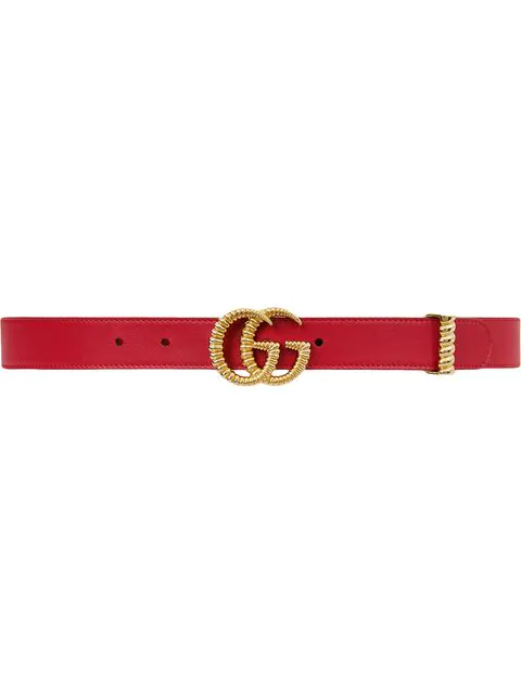 red gucci belt double g