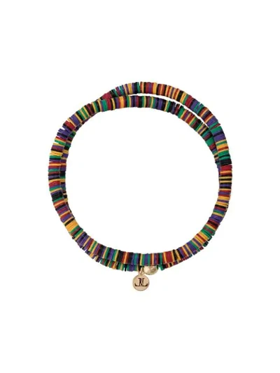 Shop Lord And Lord Designs Tribal Wrap Bracelet - Multicolour