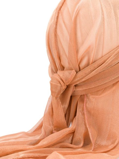 Shop Atu Body Couture Large Scarf Head Wrap In Orange