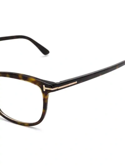 TOM FORD EYEWEAR HAVANA眼镜 - 棕色