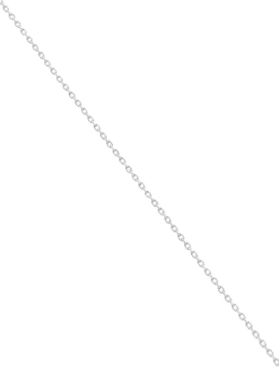 Shop Maria Black Chain 65 Necklace In Silver