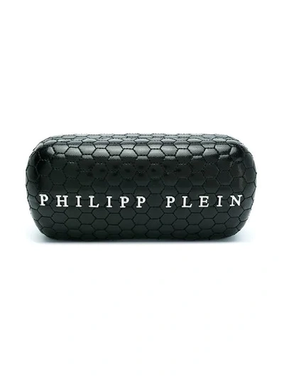 PHILIPP PLEIN CRYSTAL EMBELLISHED SUNGLASSES - 黑色