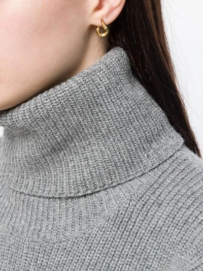 Shop Annelise Michelson Pierced Chain Earrings In Gold