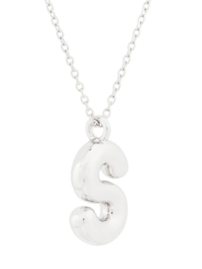 Shop Marc Jacobs Bubbly S Pendant In Silver