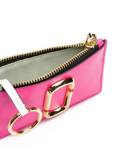 Shop Marc Jacobs Snapshot Top Zip Wallet - Pink