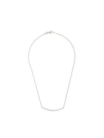 Shop Anita Ko 18kt White Gold Crescent Diamond Necklace