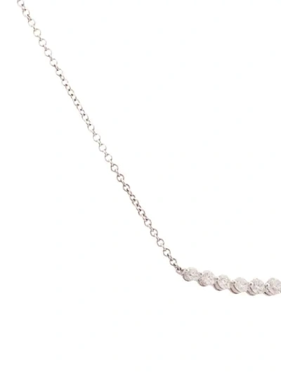 Shop Anita Ko 18kt White Gold Crescent Diamond Necklace