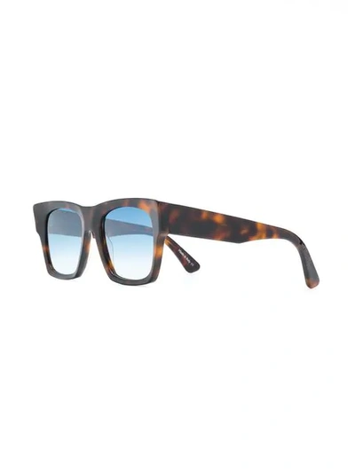 Shop Christian Roth Droner Sunglasses In Brown