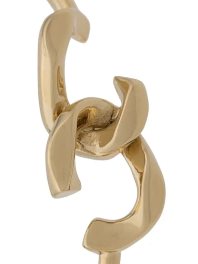 Shop Annelise Michelson Tiny Dechainee Medium Hoops In Gold