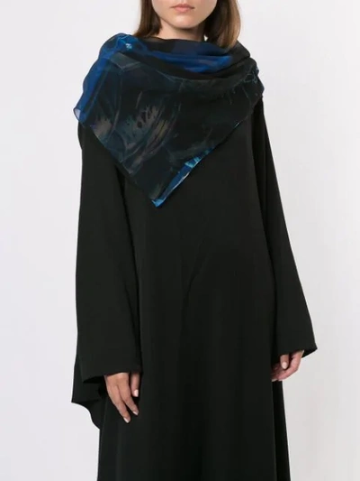 Shop Discord Yohji Yamamoto 'bubble' Schal In Black