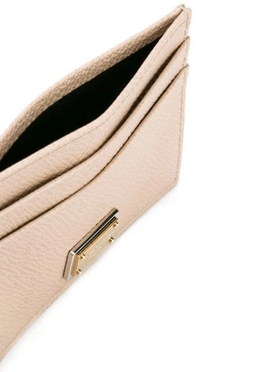 Shop Dolce & Gabbana Dauphine Card Holder In Neutrals