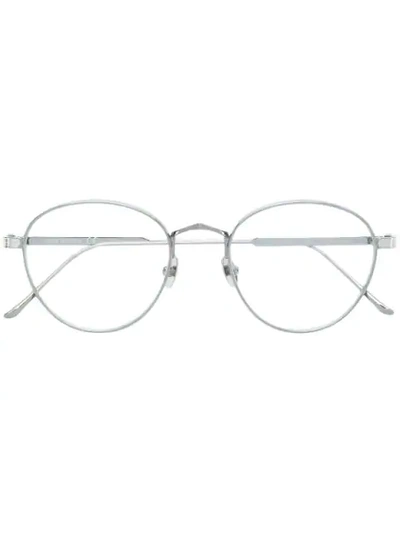 Shop Cartier C De  Glasses - Metallic