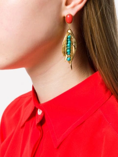 Shop Aurelie Bidermann Monterosso Earrings In Metallic